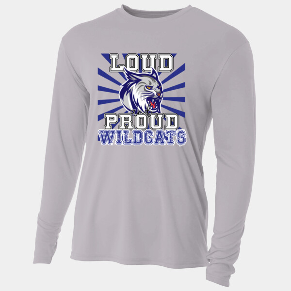 Loud & Proud Wildcats 06A-903 - Adult Cooling Performance Long Sleeve Tee Thumbnail