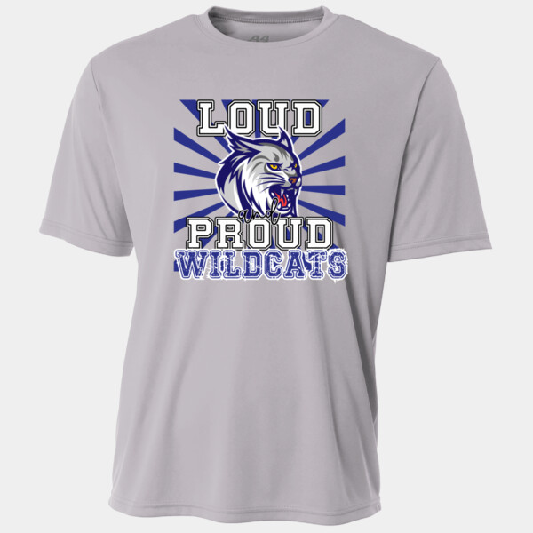 Loud & Proud Wildcats 06A-903 - Adult Cooling Performance Short Sleeve Tee Thumbnail