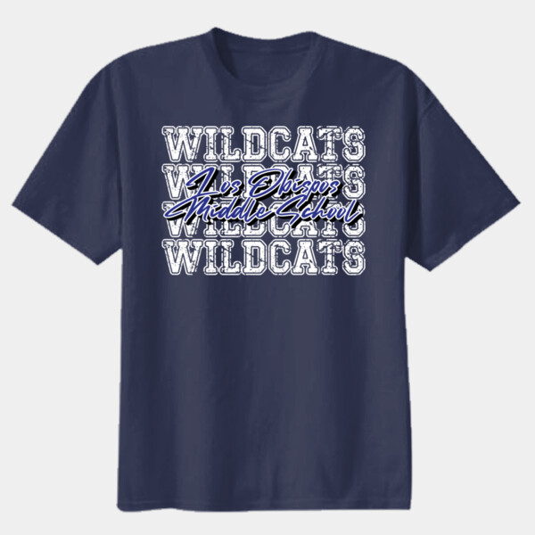 Wildcats 4X White 06A-904 - Youth Heavy Cotton 100% Cotton T Shirt Thumbnail