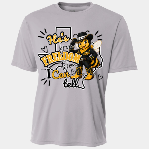 He's from Freedom, I Can Tell 06A-607 - Youth Cooling Performance Short Sleeve Tee Thumbnail