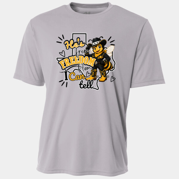 He's from Freedom, I Can Tell 06A-607 - Adult Cooling Performance Short Sleeve Tee Thumbnail