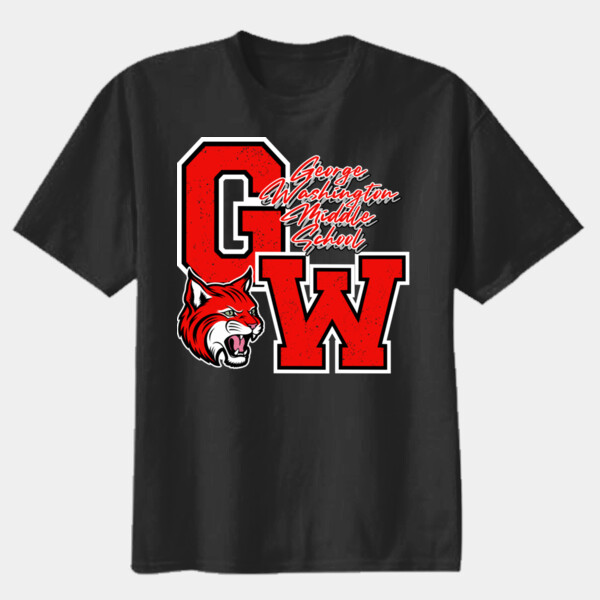 George Washington Middle School 07A-101 - Youth Heavy Cotton 100% Cotton T Shirt Thumbnail