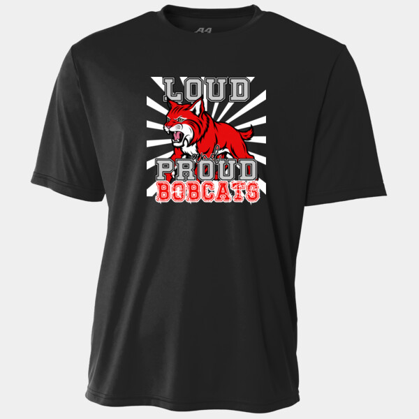 Loud and Proud Bobcats 07A-102 - Adult Cooling Performance Short Sleeve Tee Thumbnail
