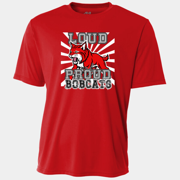 Loud and Proud Bobcats 07A-103 - Adult Cooling Performance Short Sleeve Tee Thumbnail