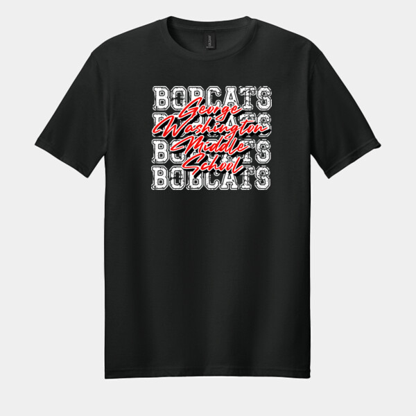 Bobcats 4X 07A-104 - Adult Softstyle ® T Shirt Thumbnail