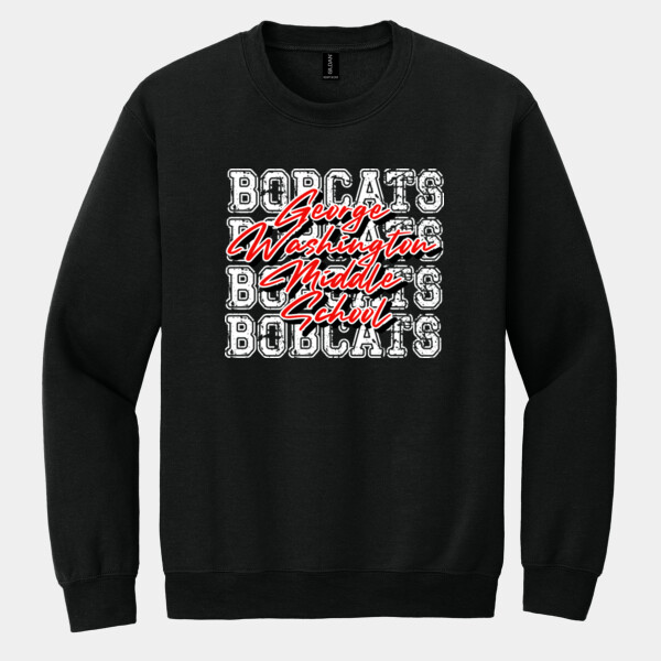 Bobcats 4X 07A-104 - Heavy Blend Crewneck Sweatshirt Thumbnail