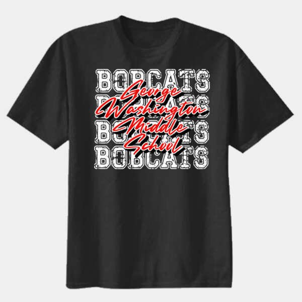 Bobcats 4X 07A-104 - Youth Heavy Cotton 100% Cotton T Shirt Thumbnail
