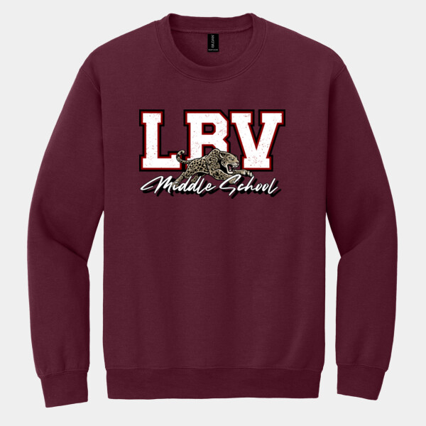 LBV Middle School 06A-300 - Heavy Blend Crewneck Sweatshirt Thumbnail