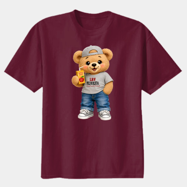 LBV Jaguars – Loud and Proud Bear 06A-305 - Youth Heavy Cotton 100% Cotton T Shirt Thumbnail