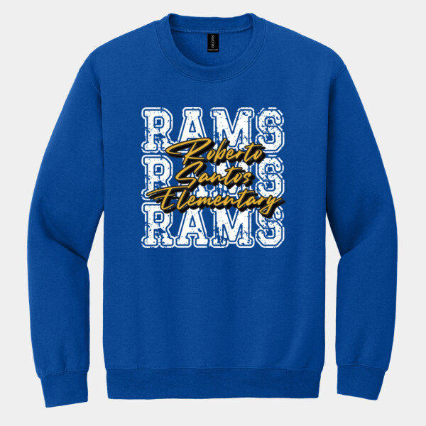 Rams 3X 07A-203 - Heavy Blend Crewneck Sweatshirt Thumbnail