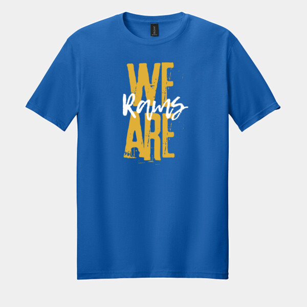 We Are Rams Gold 07A-204 - Adult Softstyle ® T Shirt Thumbnail