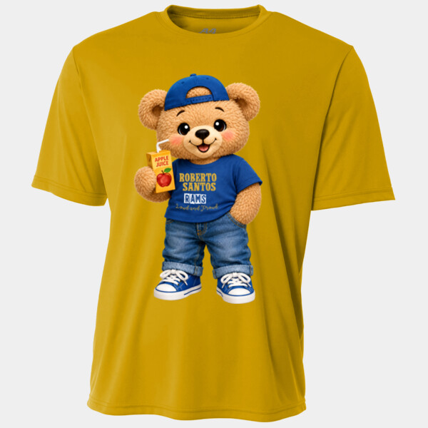 Roberto Santos Rams – Loud and Proud Bear 07A-206 - Youth Cooling Performance Short Sleeve Tee Thumbnail