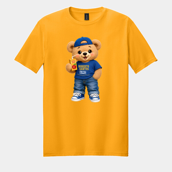 Roberto Santos Rams – Loud and Proud Bear 07A-206 - Adult Softstyle ® T Shirt Thumbnail