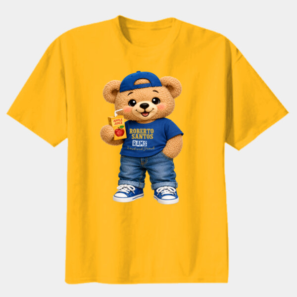 Roberto Santos Rams – Loud and Proud Bear 07A-206 - Youth Heavy Cotton 100% Cotton T Shirt Thumbnail