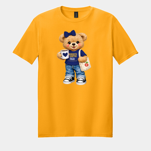 Roberto Santos Rams – Loud and Proud Bear 07A-207 - Adult Softstyle ® T Shirt Thumbnail