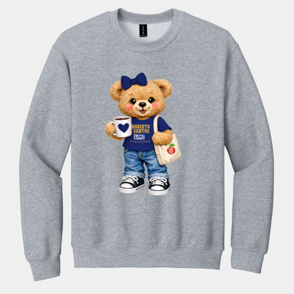 Roberto Santos Rams – Loud and Proud Bear 07A-207 - Heavy Blend Crewneck Sweatshirt Thumbnail