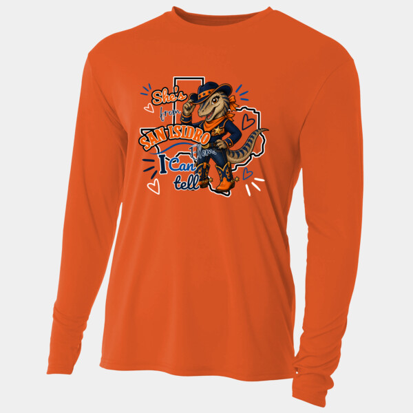 She's from San Isidro, I Can Tell 05D-000 - Adult Cooling Performance Long Sleeve Tee Thumbnail