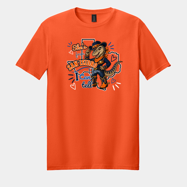 She's from San Isidro, I Can Tell 05D-000 - Adult Softstyle ® T Shirt Thumbnail