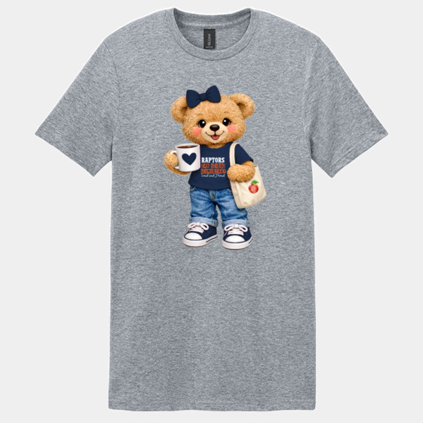 Raptors San Isidro Elementary – Loud and Proud Bear 05D-001 - Adult Softstyle ® T Shirt Thumbnail