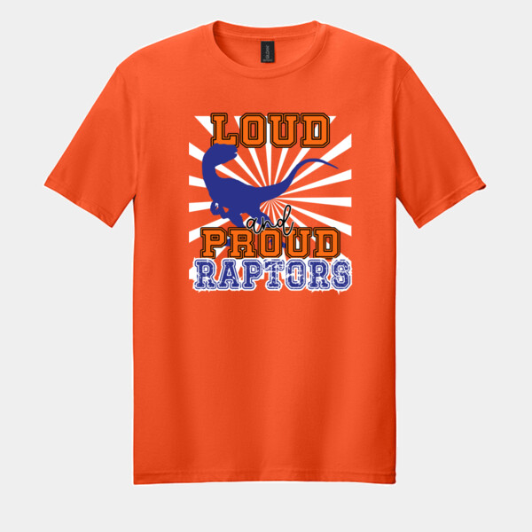 Loud and Proud Raptors 05D-005 - Adult Softstyle ® T Shirt Thumbnail
