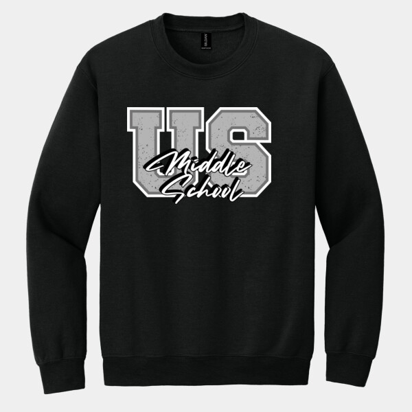 US Middle School Varsity Design 07A-300 - Heavy Blend Crewneck Sweatshirt Thumbnail