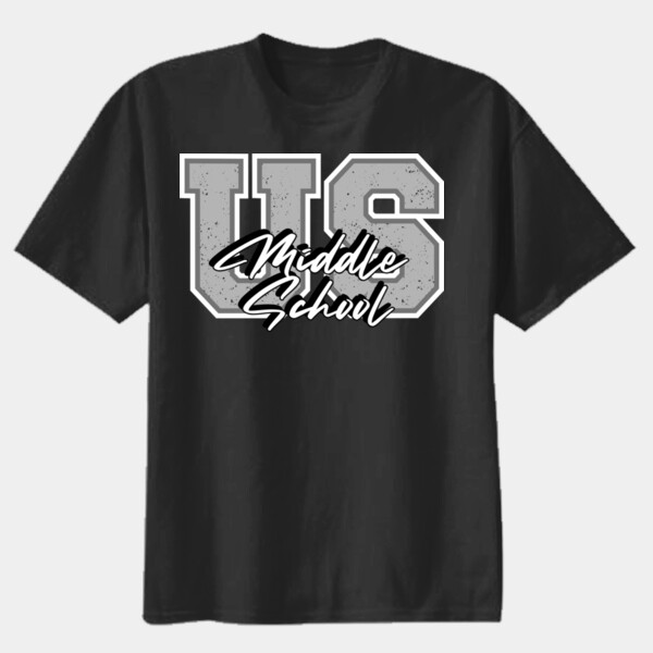 US Middle School Varsity Design 07A-300 - Youth Heavy Cotton 100% Cotton T Shirt Thumbnail
