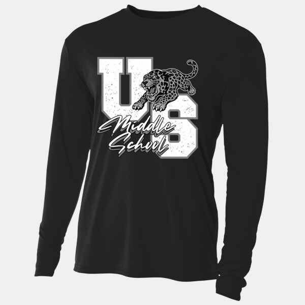 USMS Leopard Varsity 07A-309 - Adult Cooling Performance Long Sleeve Tee Thumbnail