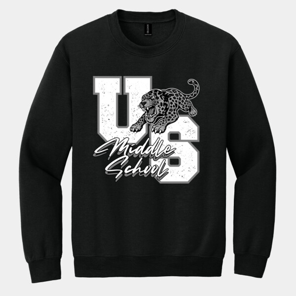 USMS Leopard Varsity 07A-309 - Heavy Blend Crewneck Sweatshirt Thumbnail
