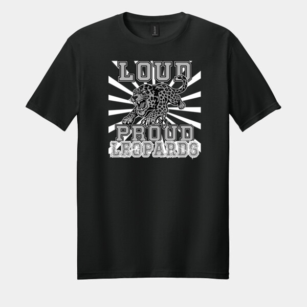 Loud and Proud Leopards 07A-310 - Adult Softstyle ® T Shirt Thumbnail