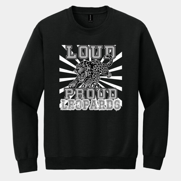 Loud and Proud Leopards 07A-310 - Heavy Blend Crewneck Sweatshirt Thumbnail