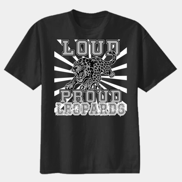 Loud and Proud Leopards 07A-310 - Youth Heavy Cotton 100% Cotton T Shirt Thumbnail