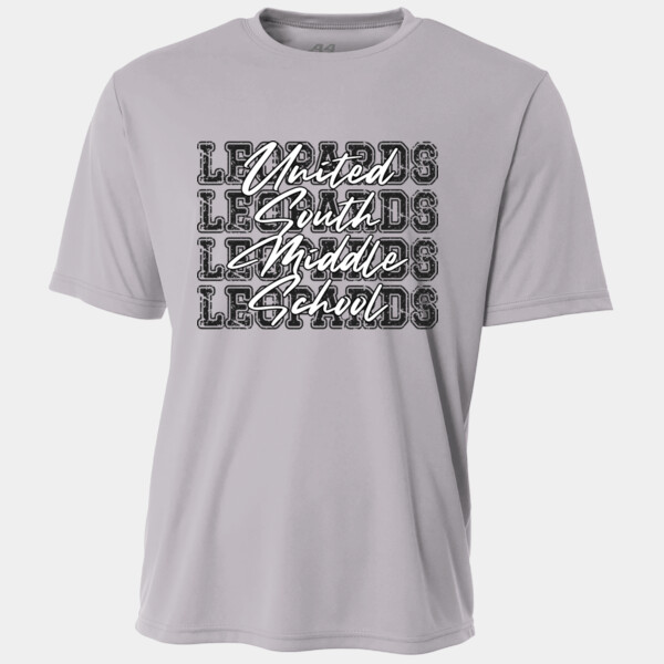 United South Middle School Leopards 4X 07A-312 - Adult Cooling Performance Short Sleeve Tee Thumbnail