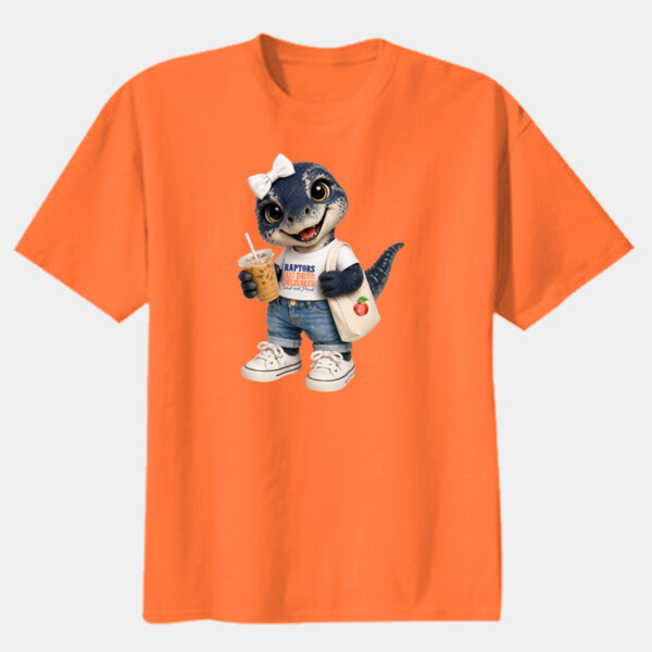 Raptors Mascot 05D-012 - Youth Heavy Cotton 100% Cotton T Shirt Thumbnail