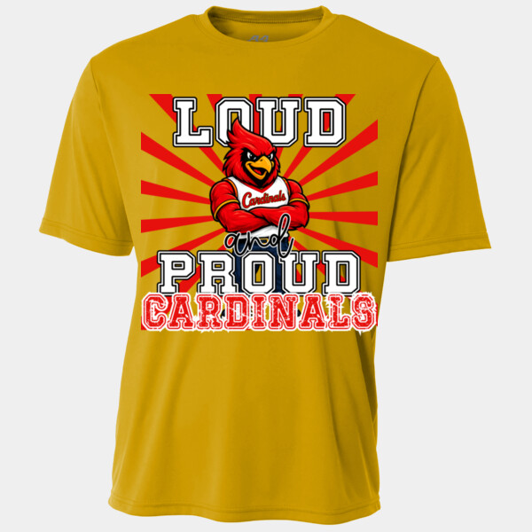 Loud and Proud Cardinals Red 05A-704 - Youth Cooling Performance Short Sleeve Tee Thumbnail