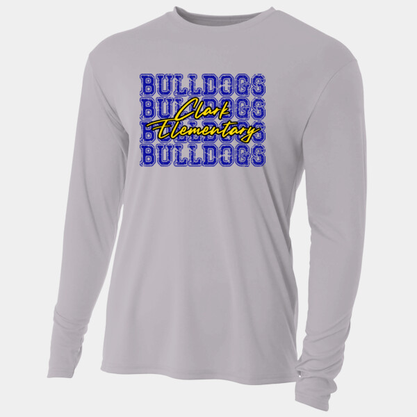 Clark Elementary Bulldogs 05B-003 - Adult Cooling Performance Long Sleeve Tee Thumbnail