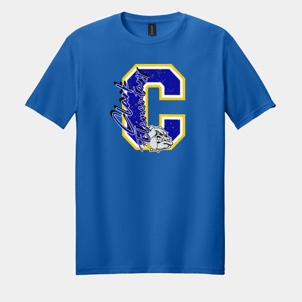 Clark Elementary 05B-001 - Adult Softstyle ® T Shirt Thumbnail