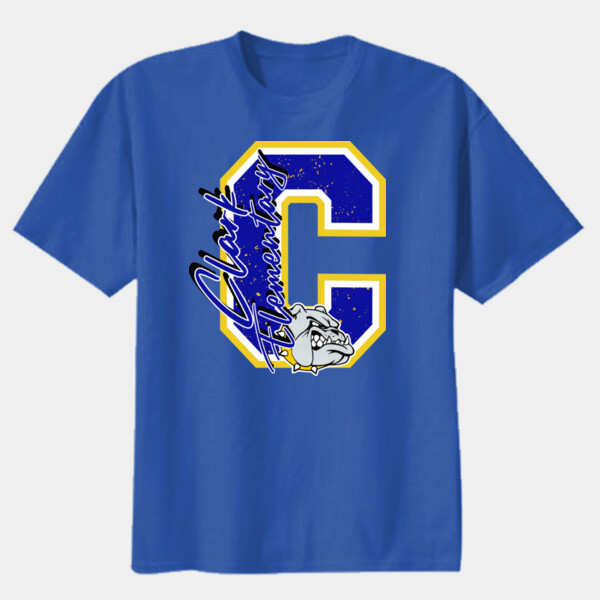 Clark Elementary 05B-001 - Youth Heavy Cotton 100% Cotton T Shirt Thumbnail