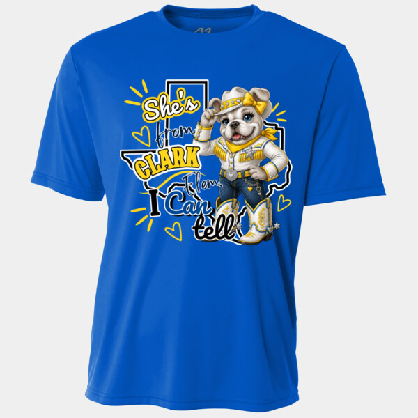 She's From Clark Elementary I Can Tell 05B-000 - Youth Cooling Performance Short Sleeve Tee Thumbnail