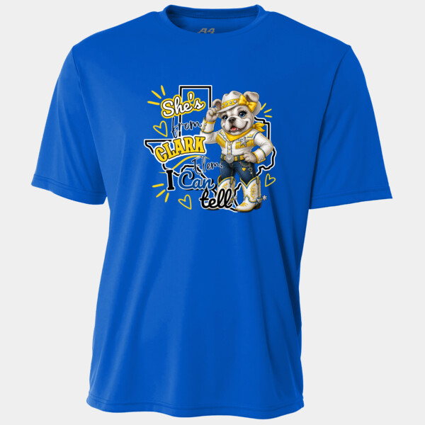 She's From Clark Elementary I Can Tell 05B-000 - Adult Cooling Performance Short Sleeve Tee Thumbnail