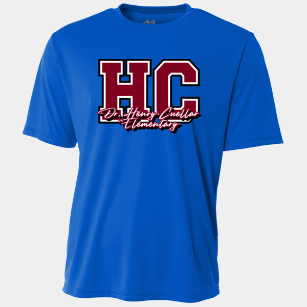 Dr. Henry Cuellar Elementary (Maroon) 05B-102 - Adult Cooling Performance Short Sleeve Tee Thumbnail