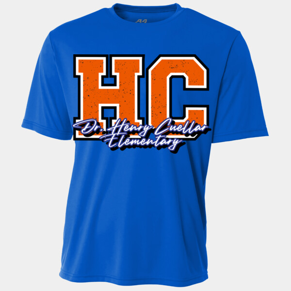 Dr. Henry Cuellar Elementary (Orange) 05B-103 - Youth Cooling Performance Short Sleeve Tee Thumbnail