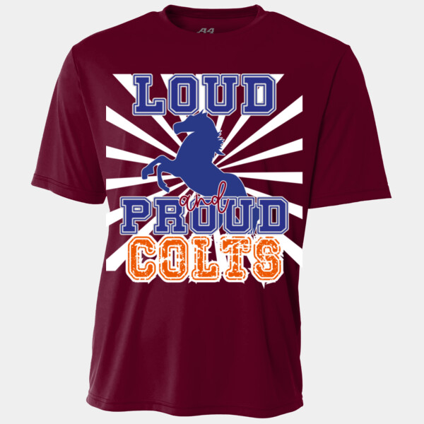 Loud and Proud Colts (Blue & Orange) 05B-105 - Youth Cooling Performance Short Sleeve Tee Thumbnail