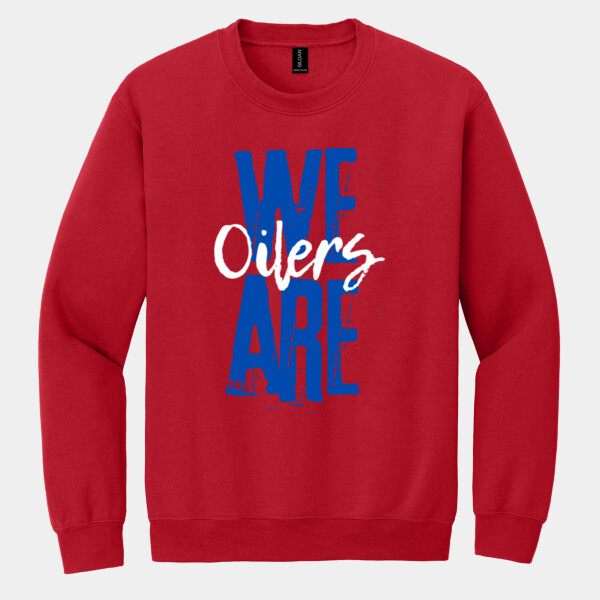 We are Oilers Blue 07A-401 - Heavy Blend Crewneck Sweatshirt Thumbnail