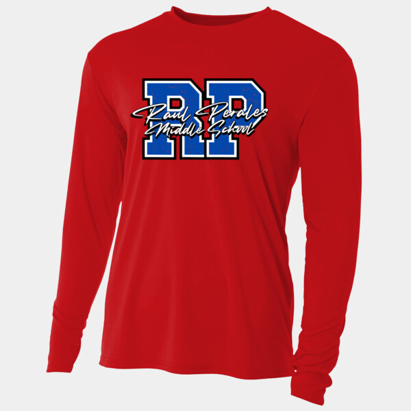 RPMS Monogram – Blue 07A-404 - Adult Cooling Performance Long Sleeve Tee Thumbnail