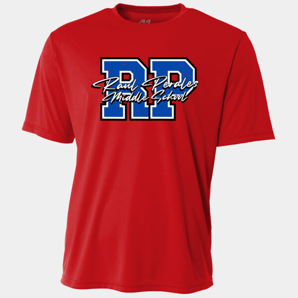 RPMS Monogram – Blue 07A-404 - Adult Cooling Performance Short Sleeve Tee Thumbnail
