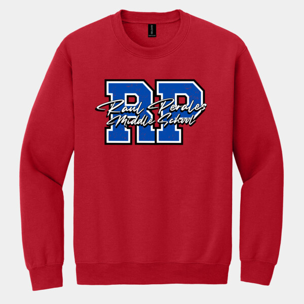 RPMS Monogram – Blue 07A-404 - Heavy Blend Crewneck Sweatshirt Thumbnail