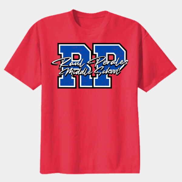 RPMS Monogram – Blue 07A-404 - Youth Heavy Cotton 100% Cotton T Shirt Thumbnail
