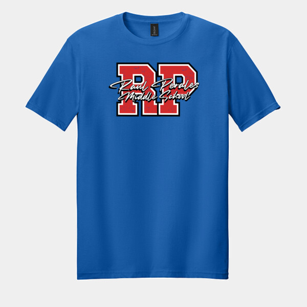 RPMS Monogram – Red 07A-405 - Adult Softstyle ® T Shirt Thumbnail