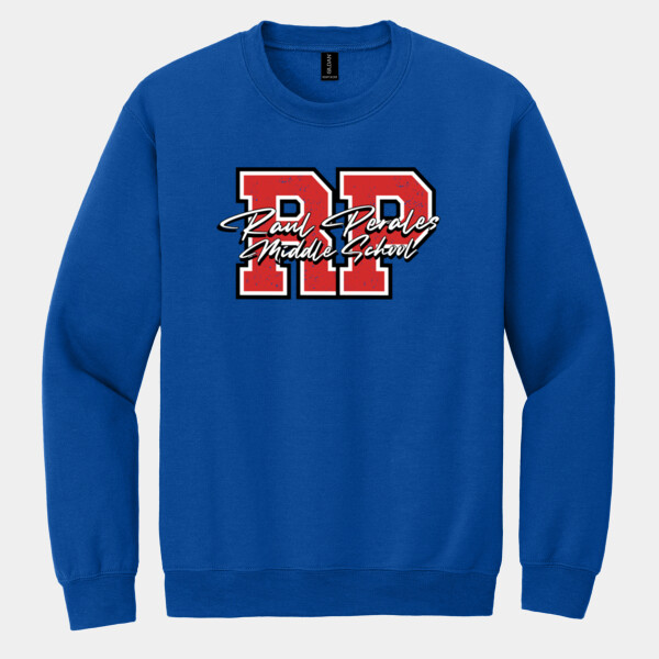 RPMS Monogram – Red 07A-405 - Heavy Blend Crewneck Sweatshirt Thumbnail
