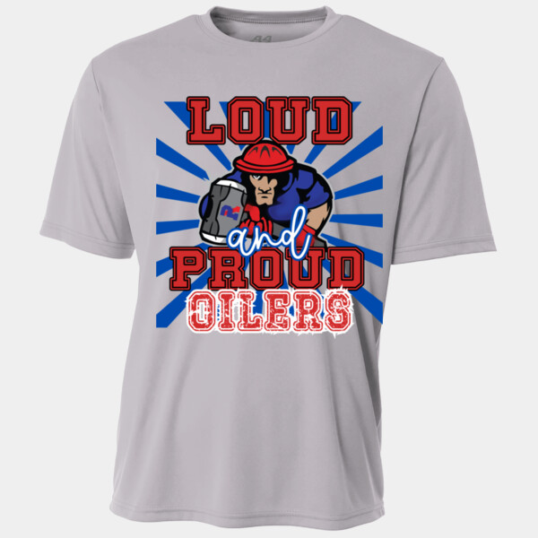 Loud and Proud Oilers – Blue Rays 07A-406 - Youth Cooling Performance Short Sleeve Tee Thumbnail